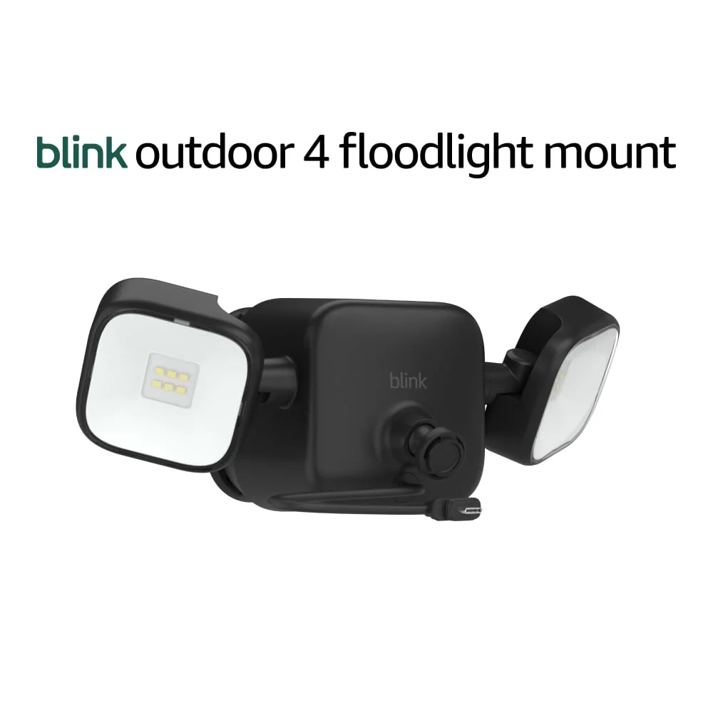 Blink Outdoor Floodlight Mount: Wire-Free Security Light with 700 Lumens, 2-Year Battery Life, Easy 5