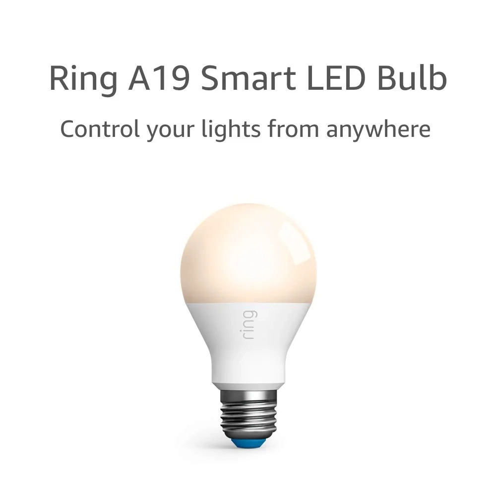 Amazon Sidewalk Smart Light Bulb, A19 LED 800 Lumens Energy Efficient White Bulb for Alexa