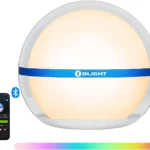 Olight Sphere Smart Night Light with App Control, 75 Lumens Stepless Dimming & RGB Colors for Bedroom, Nursery, or Relaxation
