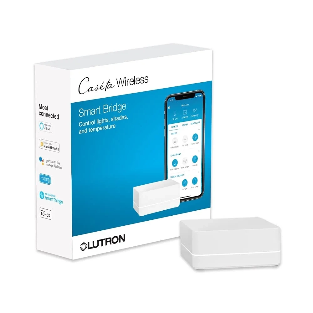 Lutron Caseta Smart Hub: Control 75 Lights & Fans with Alexa, Apple HomeKit, and Google Assistant