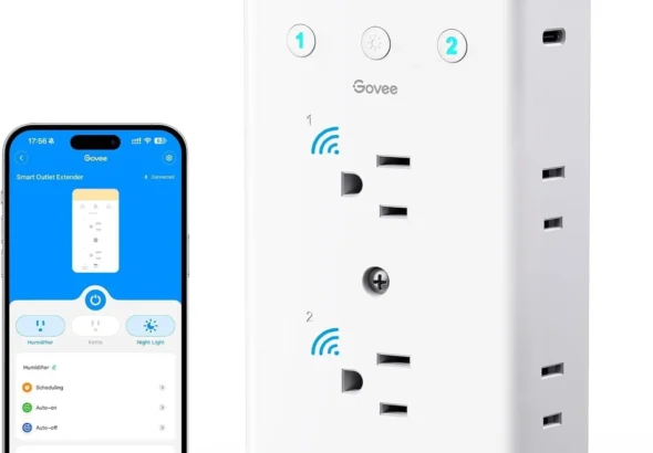 Govee Smart Plug Outlet Extender with RGB Night Light: 3