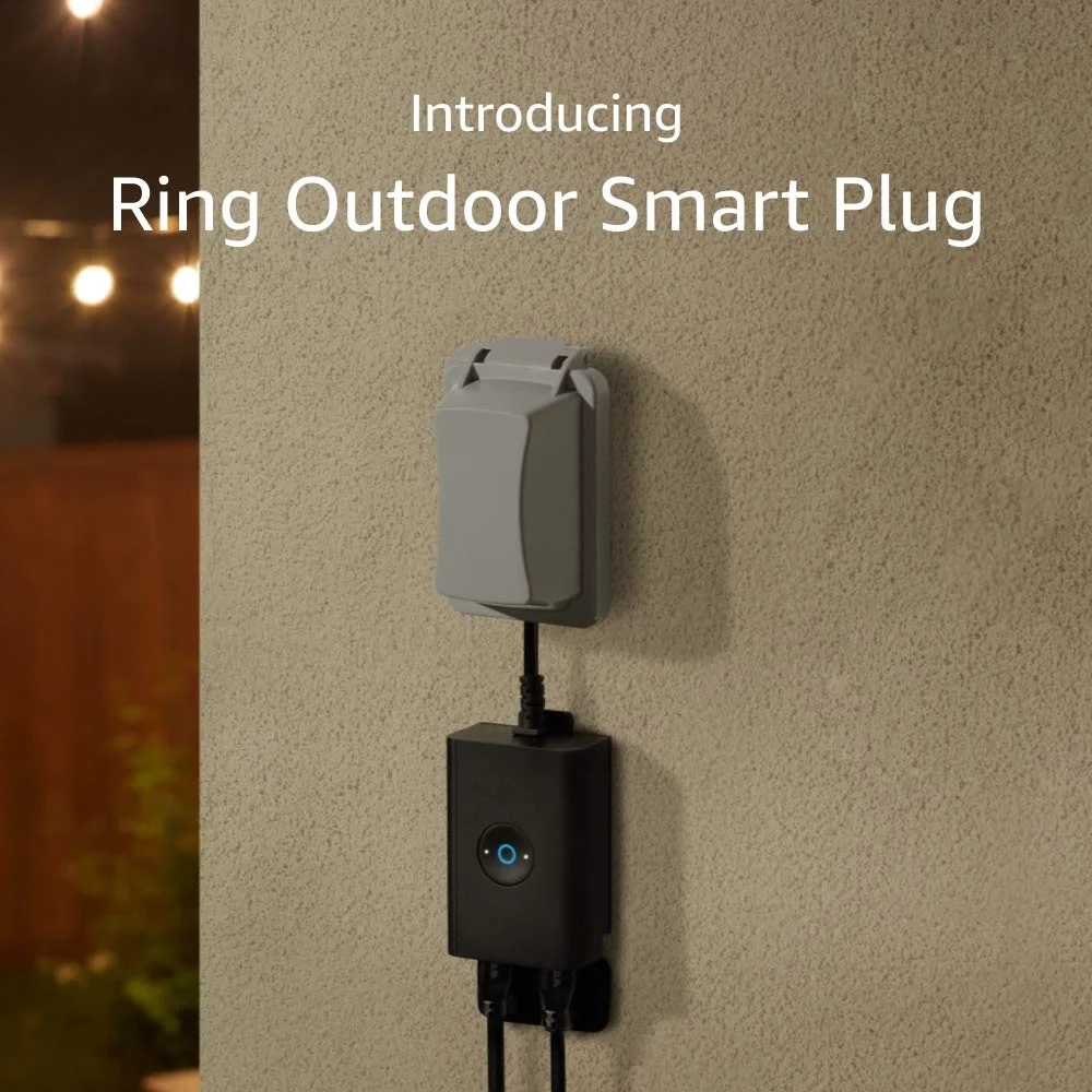 Ring Outdoor Smart Plug for Lights and Devices, Weather