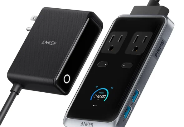 Anker Prime 240W Charging Station with 8 Ports and Detachable Power Cord for Home Office Desks