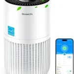 GoveeLife Smart Air Purifier for Bedroom and Home, HEPA Filter for Pet Hair, Odors, Pollen with Alexa App Control, Portable, 3 Speeds, Timer & Aroma Diffuser