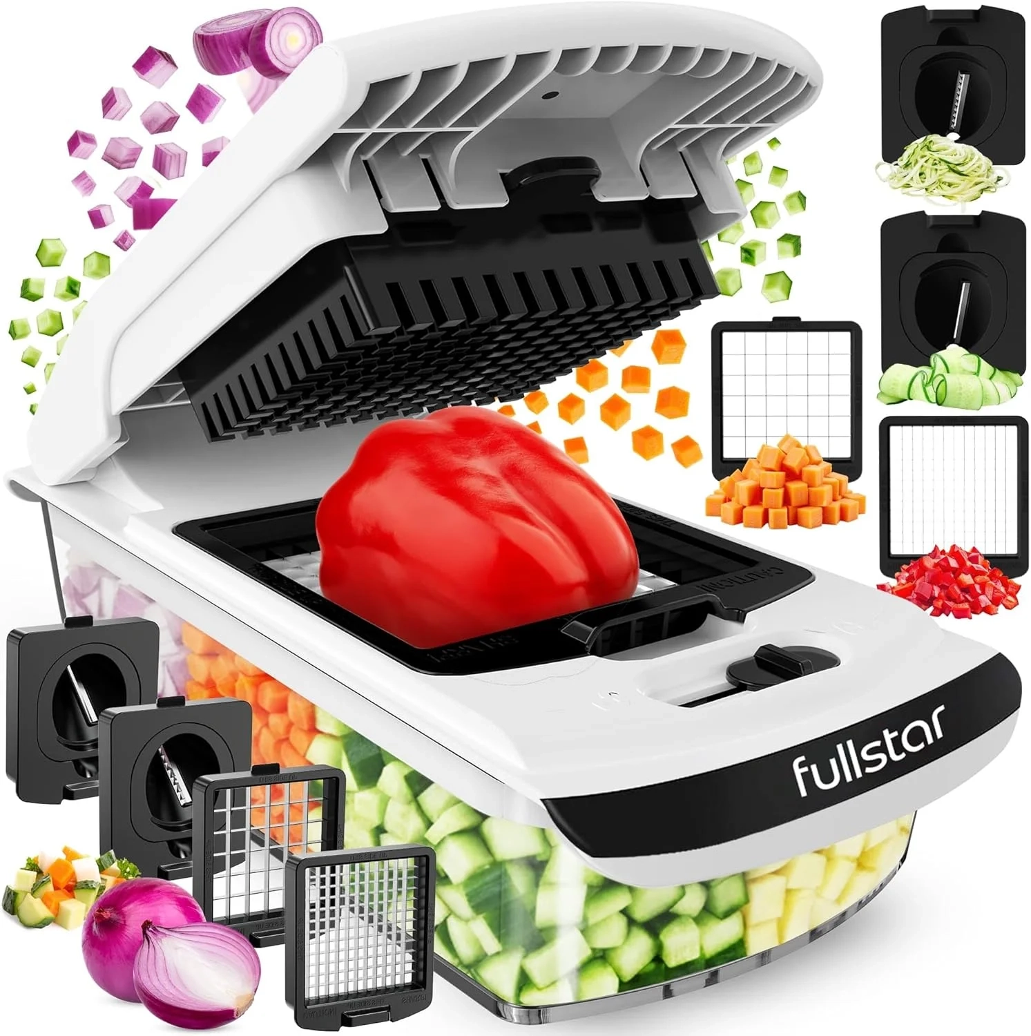 Fullstar 4-in-1 Vegetable Chopper & Spiralizer