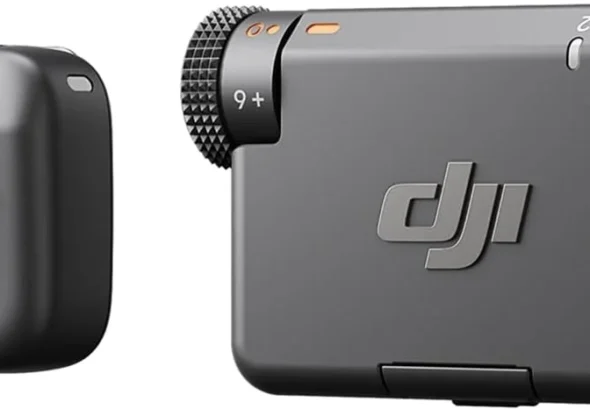 DJI Mic Mini (1 TX + 1 RX) Wireless Lavalier Microphone for iPhone, Camera & Android