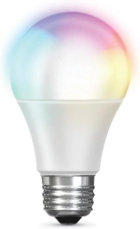 Feit Electric Smart WiFi LED Bulb: 60W Equivalent A19 Color Changing Light, Works with Alexa & Google Assistant, No Hub Required