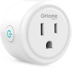 GHome Smart Plug Mini: WiFi Outlet Works with Alexa and Google Home for Remote Control & Timer, No Hub Required, ETL Listed, White (2.4GHz Only)