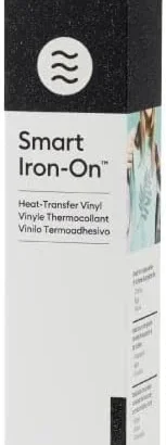 Cricut Smart Iron On Vinyl, Glitter Black, 13x3 Feet for Matless Cutting on Explore 3 & Maker 3