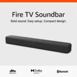 Amazon Fire TV Soundbar with DTS Virtual:X, Dolby Audio, and Bluetooth for Enhanced TV Audio