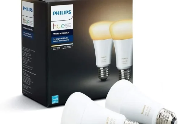 Philips Hue White Ambiance A19 Smart Bulbs 2