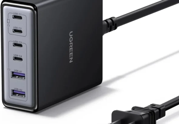 UGREEN 100W 6-Port GaN Desktop Charger with 4 USB-C and 2 USB