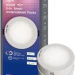 GE Cync Reveal HD+ Smart Undercabinet Puck Lights (3 Pack) - Color Changing Wi