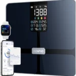 RENPHO Elis 2X Smart Scale for Body Weight and BMI, Measures 13 Body Composition Metrics Including Body Fat and Muscle Mass with Bluetooth App Connection, Large Display, Black