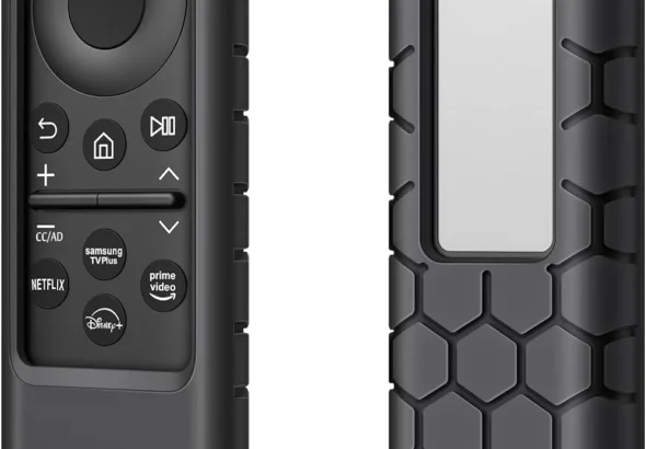 Fintie Protective Silicone Cover for Samsung Solar Cell Remote (TM2560E, TM2360E, BN59-01480A) - Lightweight Anti