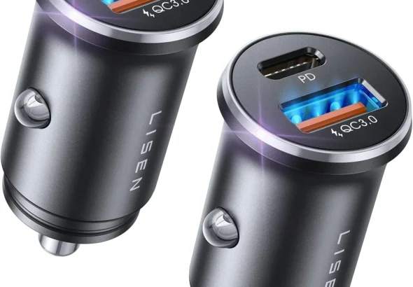 LISEN 69W USB C Car Charger Fast Charging Adapter
