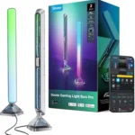 Govee Gaming Light Bars Pro: 16-Inch Triple-Sided RGBIC LED Lights with Music Sync, Wi
