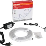 SYLVANIA Smart Outdoor LED Strip Lights, 16.4 ft Bluetooth Color Changing Light Strip with Alexa & Google Home Control, Waterproof for Patio, Deck, and Landscape Lighting