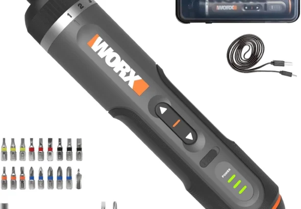 WORX WX242L Cordless Electric Screwdriver with 30
