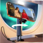 LISEN Airplane Phone Holder Mount with LED Light
