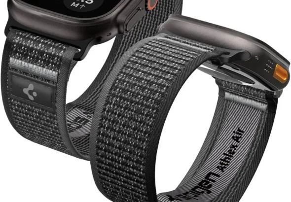 Spigen Athlex Air Sport Band for Apple Watch Ultra 3/2/1 49mm, Series 11/10 46mm, and Most Models