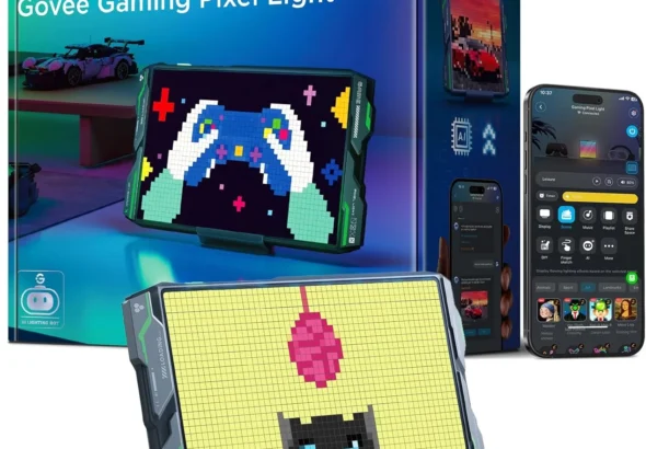 Govee Gaming Pixel Light Panel: 52x32 RGBIC LED Display with Real