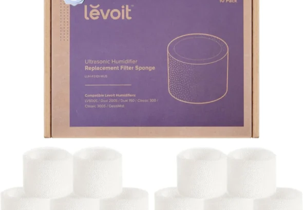 LEVOIT 10-Pack Replacement Filters for Classic 300, LV600S, Dual 200S & More