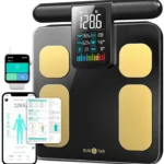 RunStar Scale: 8-Electrode Body Composition Monitor with Large Color Display for Weight, BMI, Fat Percentage, and 28 Health Metrics