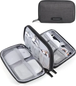 BAGSMART Electronics Organizer: Travel Cable Organizer Case for Chargers, Cords, and Tech Accessories