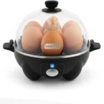 Dash Rapid Egg Cooker: Boil, Poach & Steam 7 Eggs, Black