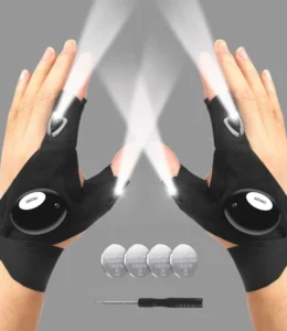 LED Flashlight Gloves: Hands