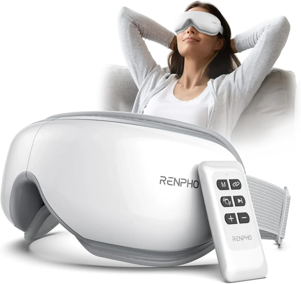 RENPHO Eye Massager with Heat and Compression