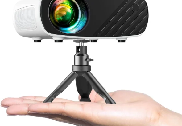 ELEPHAS Portable Mini Projector with 1080P HD