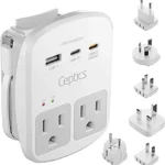Ceptics 35W Universal Travel Adapter with USB
