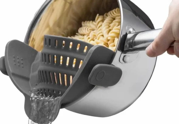 Silicone Strainer for Pasta and Vegetables