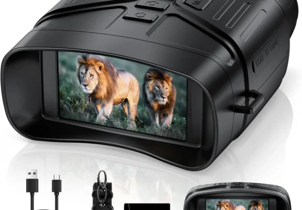 4K Night Vision Goggles with HD Screen and 32GB Card