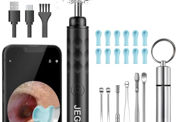Ear Wax Removal Kit with 1296P Camera for iOS/Android