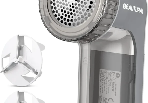 Fabric Shaver and Lint Remover with Replaceable Blades
