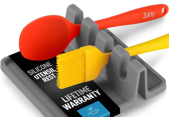 Silicone Spoon Rest for Stove Top and Utensils