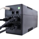 UPS battery backup with multiple outlets and Ethernet ports for computer surge protection
