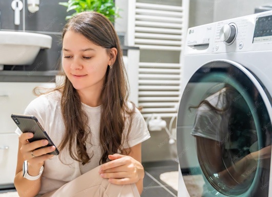 smart washing machine with app control for programmers 2026